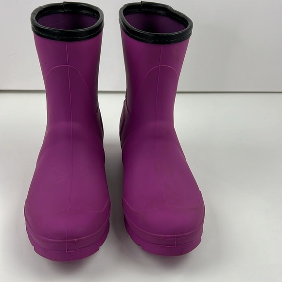 Kamik Women's Olivia Short Pink Rainboots with Trim size 6 - Picture 3 of 7